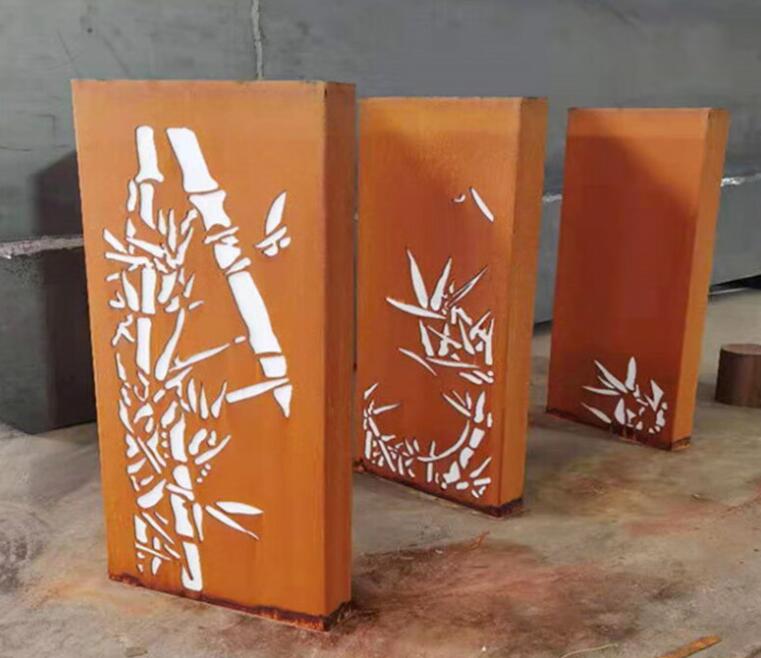 正定锈钢板灯箱